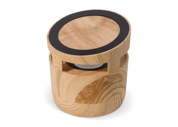 Wooden look speaker 3W &amp; wireless charger 5W