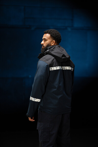 7400 SOFTSHELL JACKET PGL Grey/Black XS