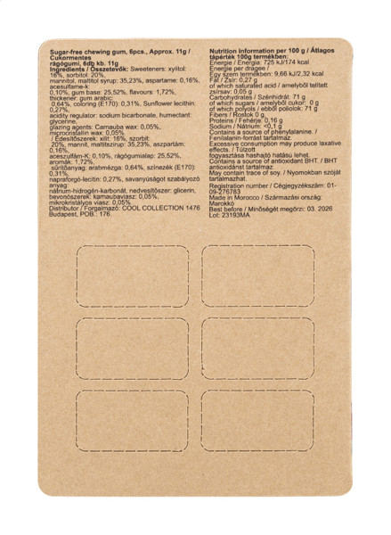 Custom Chewing Gum CreaChew Deluxe Eco