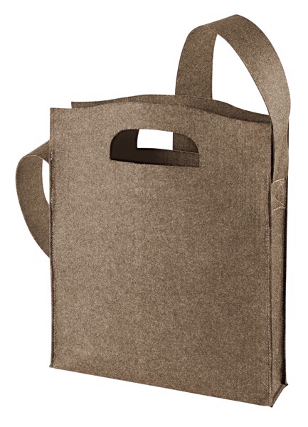 Sac Shopping Modernclassic - Brun-Mélange