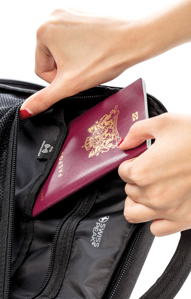 XXL cestovní batoh Swiss peak z RPET AWARE™