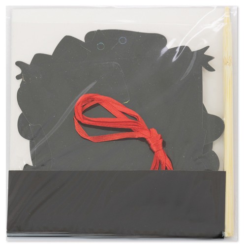 SET OF ORNAMENTS "SCRAPY CHRISTMAS"