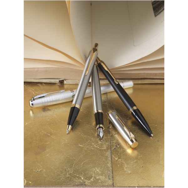 Parker penna a sfera IM (inchiostro blu) - Blu / Argento