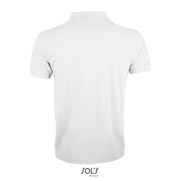 PRIME MEN POLO 200g - Blanc / 5XL