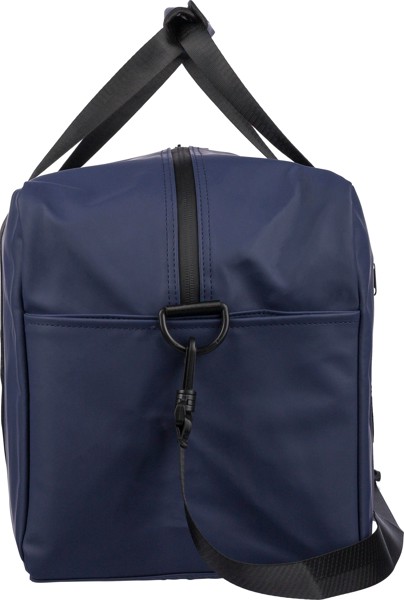 Gerecyclede PU dufflebag Mirae - zwart