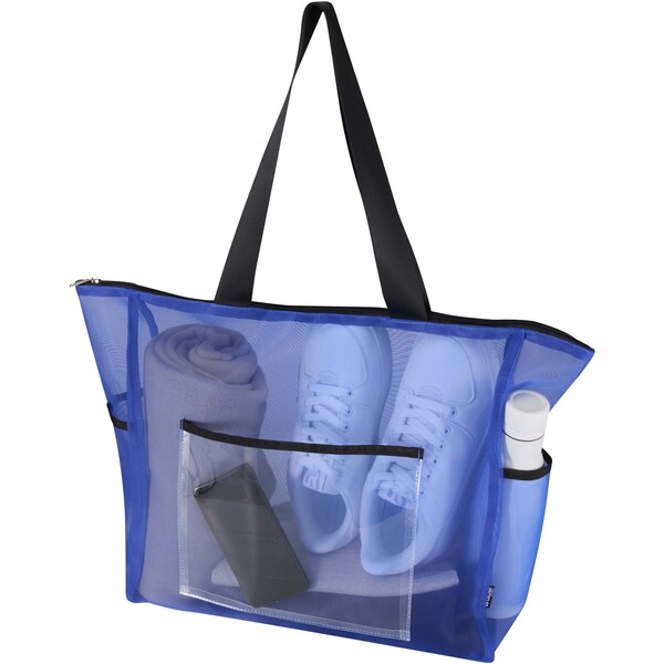 Sac shopping en matériaux recyclés Mesh de 23 L - Bleu royal