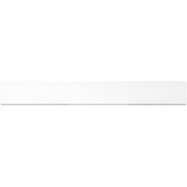 Renzo 30 cm plastic ruler - White