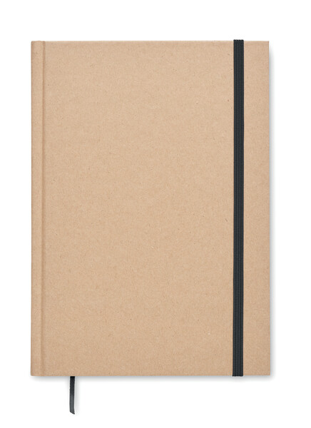 A5 recycled page notebook Musa - Black