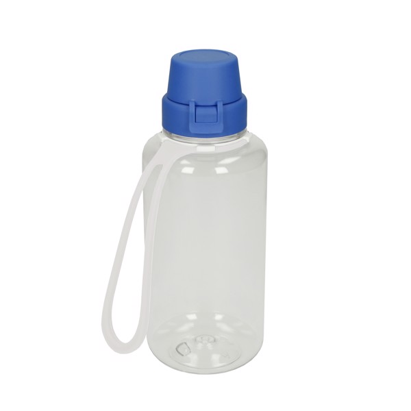 Drink Bottle "School" Incl. Strap, 700 Ml - Transparent / White