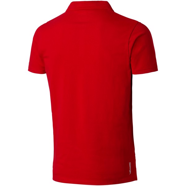 Hacker short sleeve polo - Red / Grey / L