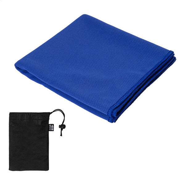Serviette de sport en RPET Endure - Bleu