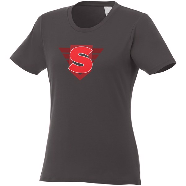 T-shirt damski z krótkim rękawem Heros - Szary sztormowy / S