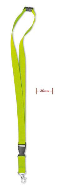 Lanyard con moschettone - Lime