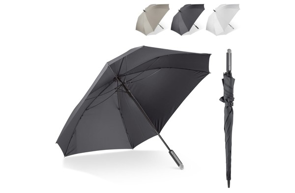 Deluxe square umbrella 121 cm, windproof - White