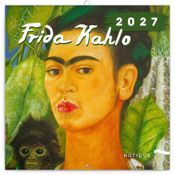 Notique Poznámkový Kalendář Frida Kahlo 2027, 30 x 30 cm - Východní