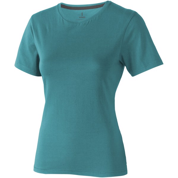 T-shirt de manga curta Nanaimo de mulher - Azul água / S