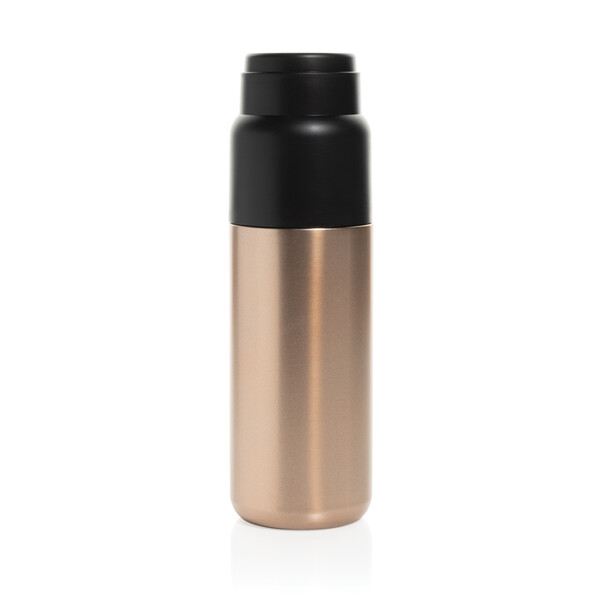 Thermocup RCS recykl. termoska s vakuovou izolací a šálkem - Bronz