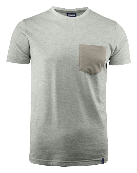 Harvest Portwillow Tee Greymelange XL