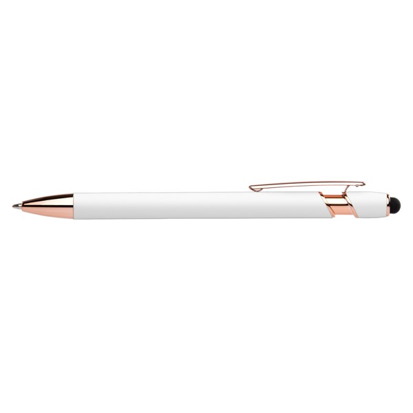 Prince Softy Rose Gold w/ Stylus - White / 4 Colour inkjet