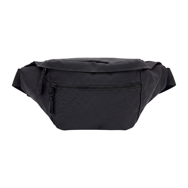 Waist Bag In 600D Polyester With 210D Polyester Lining - Black