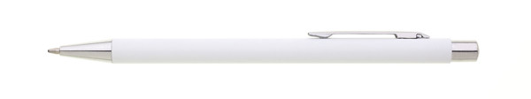 Metria aluminium ballpoint pen, X20 blue refill - White