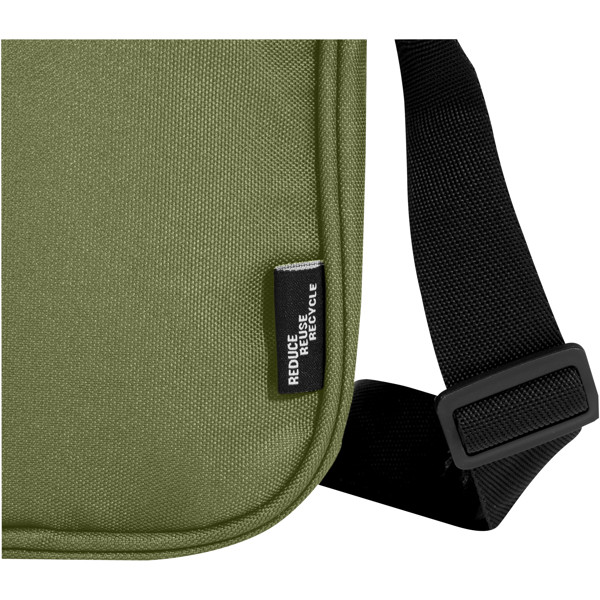 Sac bandoulière Byron de 2 L recyclé certifié GRS - Olive