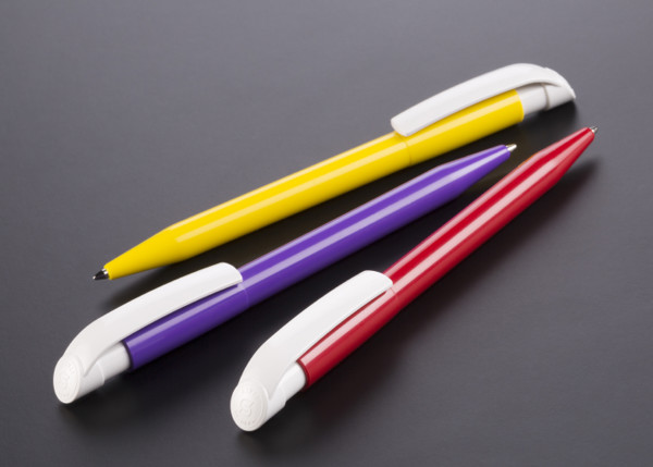 Bolígrafo Color Clip Blanco
