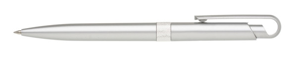 Firol plastic ballpoint pen, large refill - Silver