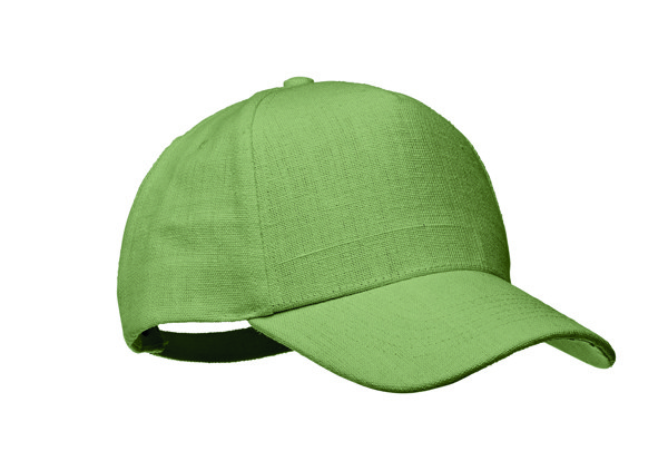 Cappellino da baseball in canapa Naima Cap - Verde