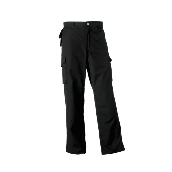 Calças Resistentes De Trabalho 260G - 65% Poliéster/ 35% Algodão - Preto / 52_81