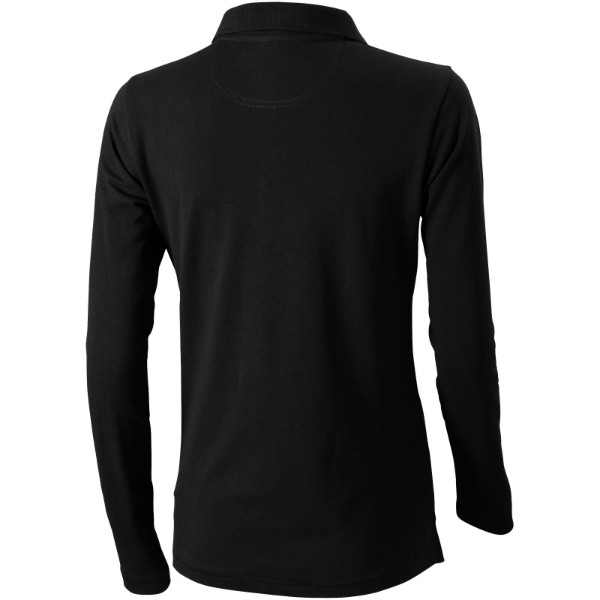 Polo manches longues femme Oakville - Noir / M