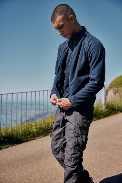 Harvest Zion Fleece Steel Grey S