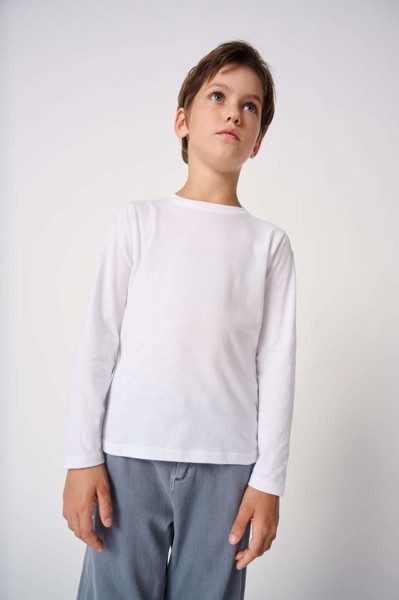 Ideal150 Kids' Lsl T-Shirt - Ideal White / 8/10
