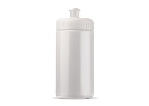 Sports bottle Bio based 500ml basic - White / White