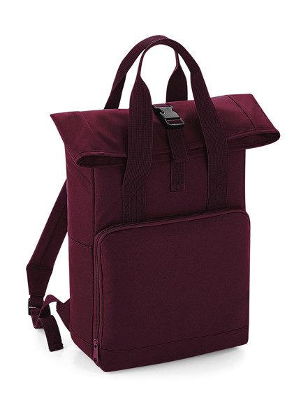 Twin Handle Roll-Top Backpack - Blush Pink / ONE SIZE