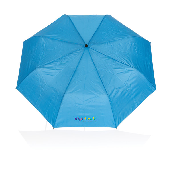 21" Impact AWARE™ 190T Mini-Regenschirm mit Auto-Open - Tranquil Blue
