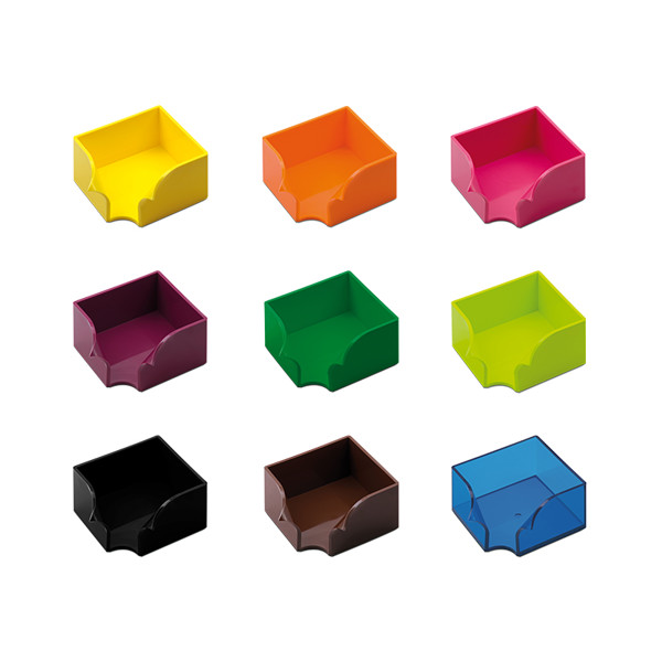 PAPER BLOCK HOLDER (90x90x48mm) - Noir opaque / 