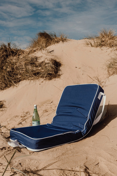 VINGA Chaise longue GRS Lagoa - Bleu Marine