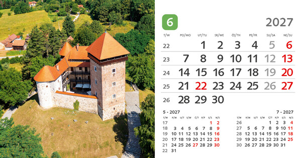 Stolni kalendar – Croatia
