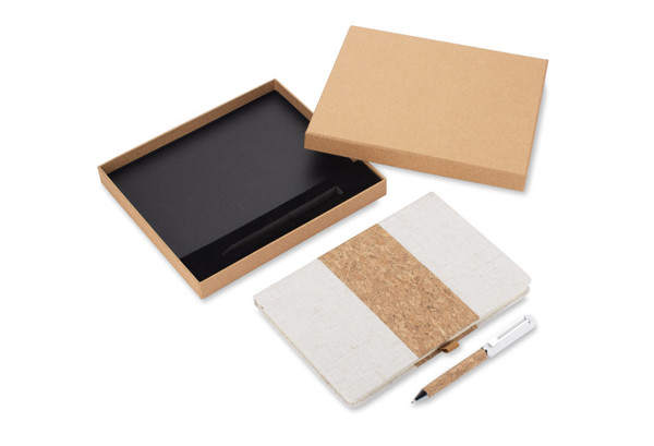 Set - notebook with pen CALMO