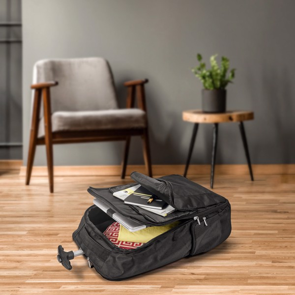 AVENIR. laptop trolley rygsæk17" i 1680D og 300D