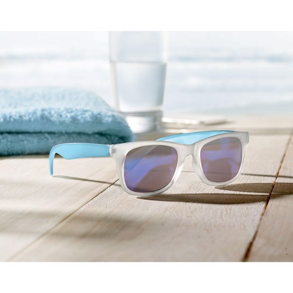 Sunglasses with mirrored lense America Touch - Transparent