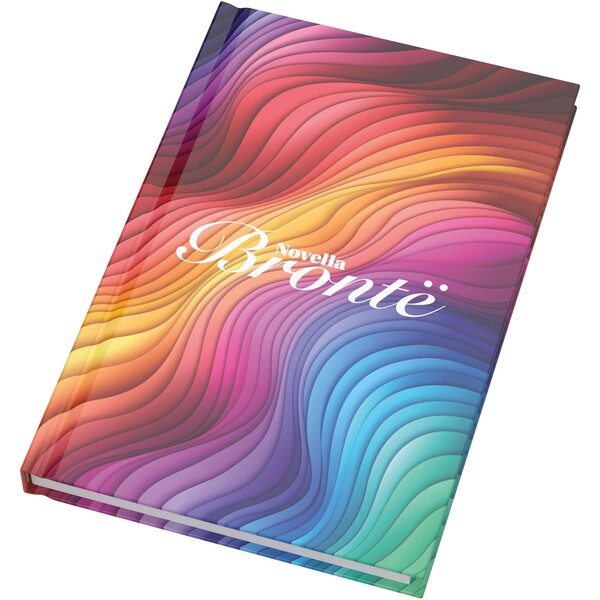 Novella Brontë A5 notitieboek met glanzende harde cover, 100 vellen