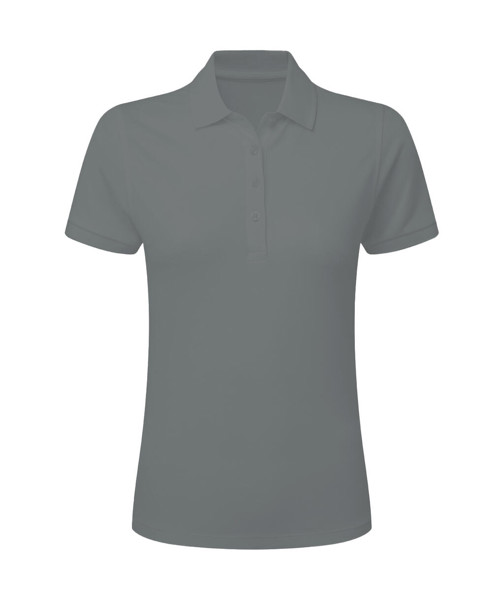 Signature Tagless Polo Stretch Women - White / M