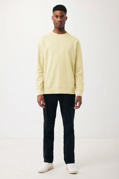 Lehká mikina Iqoniq Etosha z recykl. bavlny - Cream Yellow / XS