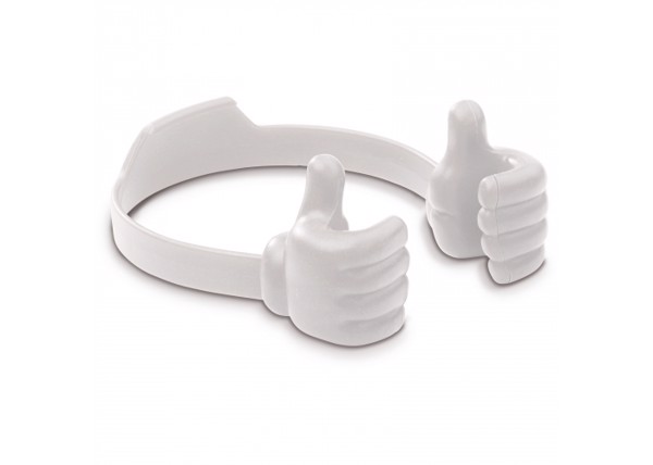 Smartphone holder hands - White