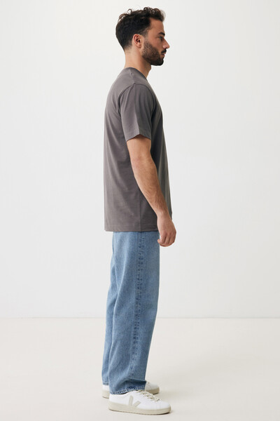 Iqoniq Kakadu relaxed recycled cotton t-shirt - Anthracite / XXL