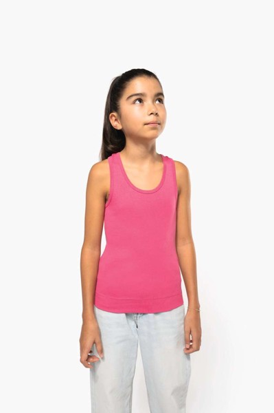 Girls' Vest - White / 8/10