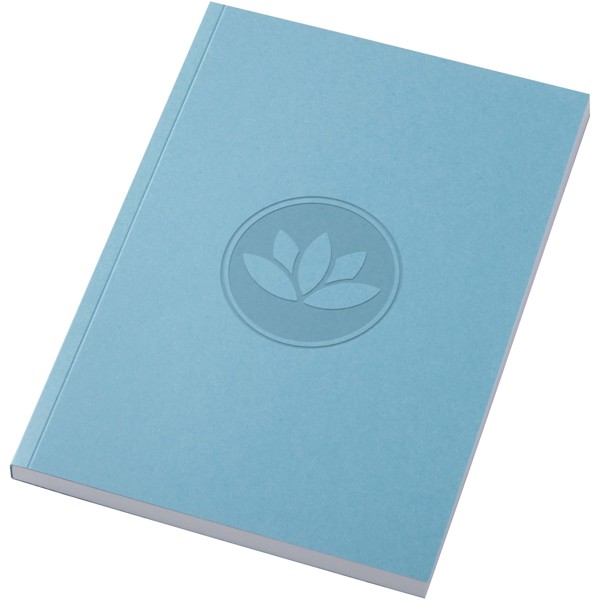 Cahier Novella Austen Colours A5 recyclé à couverture souple de 100 feuilles - Bleu