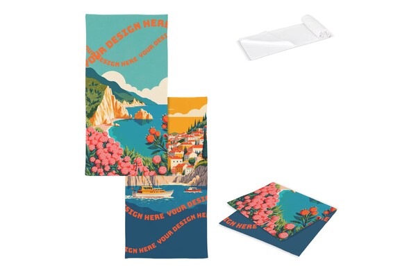 R-pet terry towel 50x100cm (300g/m²) sublimation